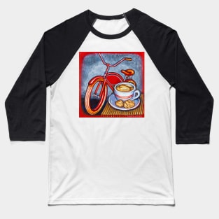 Red Electra Delivery Bicycle Cappuccino and Amaretti Baseball T-Shirt